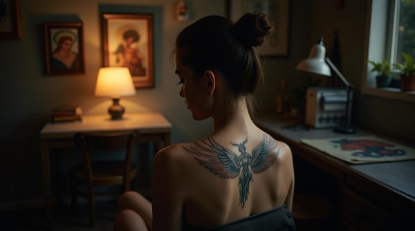 Tatouage ange : quand l'art sublime spiritualité et expression personnelle